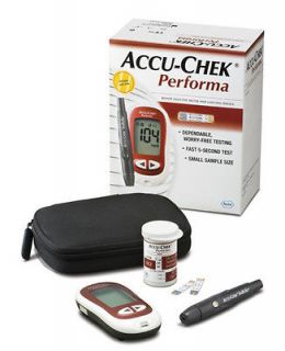 Accu Check Performa Kit & 10 Test Strips Carry Hba1c Mellitus Mini 