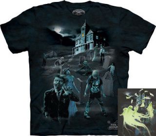 New Zombies And Ghosts Glow In The Dark 100% Cotton Tee Shirt T 