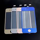 Color Half Plating Replacement Glass Digitizer Touch screen For 
