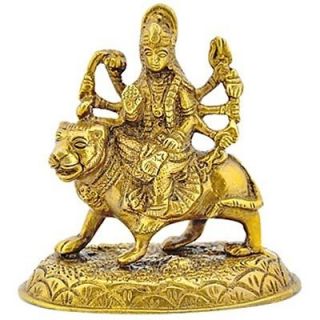 Beautiful Brass Statues of Maa Durga Hindu Goddess