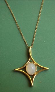   Coventry Jewelry MOON BEAM Gold Tone Necklace   Sara Cov   Vintage