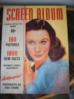 Gone With the Wind~SCREEN ALBUM~VIVIEN LEIGH MAG~ 1940