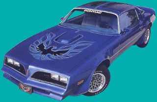    1978 TRANS AM COMPLETE DECAL KIT GOLD CLEAR HOOD BIRD (Fits: 1978 