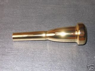 Trumpet Mouthpiece, Meg 3E size, Gold, new for Bach or Yamaha trumpet