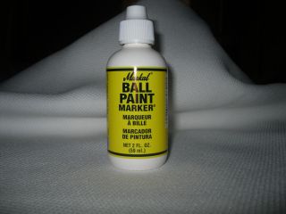 Markall 84621 Yellow Ball Paint Marker®   Metal Tip, Plastic Bottle