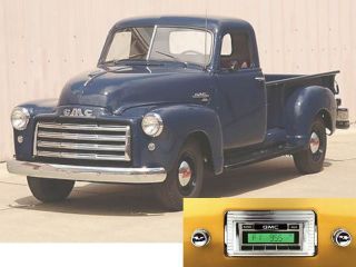 Stereo Radio & 6 Disc CD Changer for 1947 1953 GMC Pickup Truck USA 
