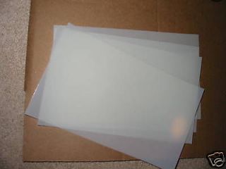 SHEETS MYLAR FOR DUCK CALL REEDS .010 6X10