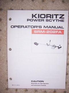 Kioritz SRM 202FA Power Scythe Manual Tool M
