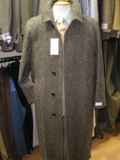 Magee Donegal Tweed Overcoat, Raglan Sleeve, Brand New