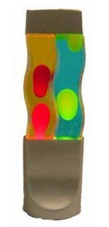 16 Twin Groovy Double Motion Volcano Lava Lamp Night Light Two Tubes