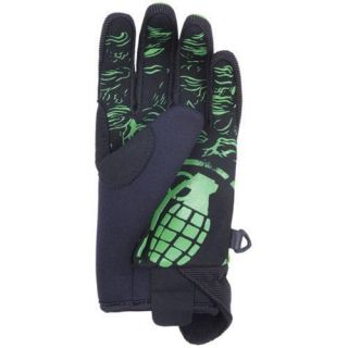 NEW Grenade Lizard Green 2012 Snowboard Ski Gloves Mens S M L XL 
