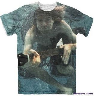 Licensed Kurt Cobain Underwater Adult Shirt S XL