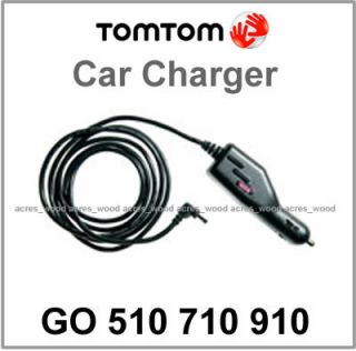 GENUINE TOMTOM GO 510 710 910 GPS CAR CHARGER LEAD (U)