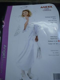 Childrens Angel Costume Biblical Robe Belt Halo All Sizes Wings not 