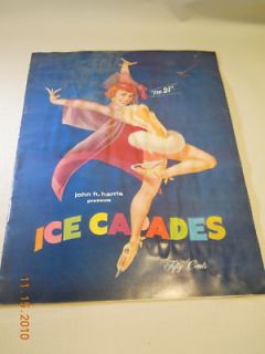 1960 ICE CAPADE WIZARD OF OZ MOVIE TRIBUTE PROGRAM BOOK