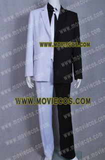 Batman Costume Two Face Man Suit Two Face Uniform White Black Outfits 