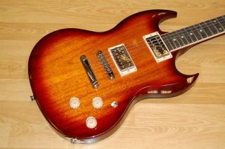 US Masters Hornet Sunburst SG Style with Kent Armstrong Pickups