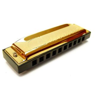   Edition Pure 24K Gold Plated Blues Harmonica. Great For Beginners