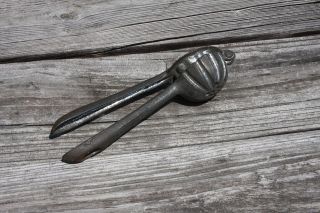 Old Hand Juicer Vintage Antique Metal Hand Kitchen Utensil Tool