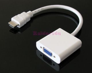 HDMI Male To VGA Female Video Cable Converter Adapter 1080P For TV