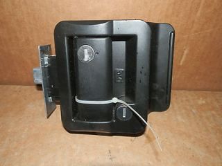 RV BLACK HANDLE DOOR LATCH WITH LOCK/KEY BY FIC ( USED )