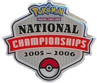 POKEMON NATIONAL CHAMPIONSHIPS 2005 2006 PIN BADGE RARE OUT OF PRINT