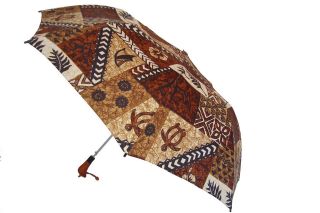 Hawaiian Tapa TWO FOLD Golf Umbrella