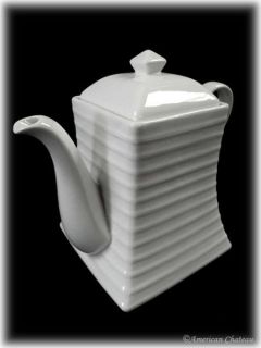   Porcelain CHINA Large Teapot Tea Pot Coffee W Lid 6 Cup 48 oz Capacity