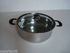 DUNCAN HINES STAINLESS STEEL COOKWARE SKILLET POT LID