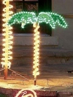   5FT Holographic Ropelight Tropical Lighted Palm Tree In / Outdoor