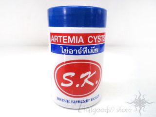 50 g. Artemia Cysts, Brine shrimp eggs High quality for live betta and 