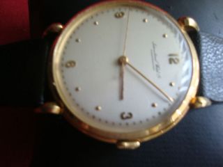 AUTHNTIC IWC SHAFFHAUSEN 18K SOLID GOLD CALIBER 89 1954