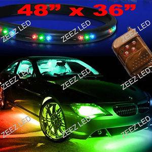   Underbody Underglow Kit Neon Strip Under Car Body Glow Light Tube A