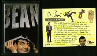   : MR. BEAN ROWAN ATKINSON BBC/MOVIE CARDS (Dart Flipcards/1997) #P2