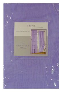 SHEER VOILE 1 Panel 54W x84L NIP By (Regal Home)