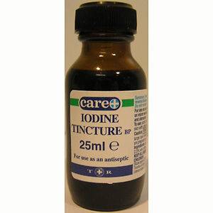 iodine tincture in Health Care
