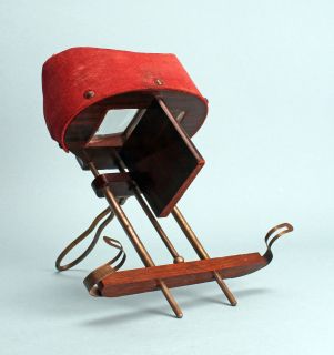 Early Holmes Style Stereoscopic 3D Viewer 1880s from Wing Collection
