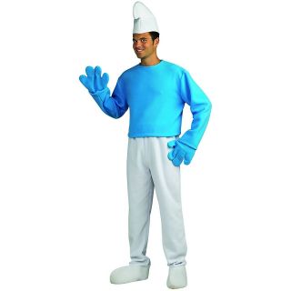   The Smurfs Adult Mens 80s Cartoon Halloween Costume Std/Plus Sizes