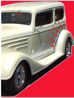 Chevrolet Fender Welt Black 1936 1937 1938 1939 1940 1941 1942 1946 