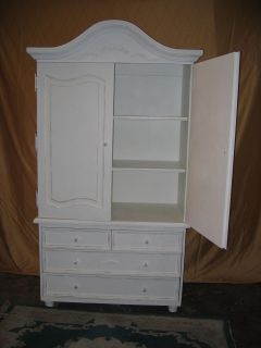 white armoire in Armoires & Wardrobes