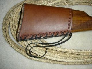 SASS leather Marlin rifle Buttstock cover N COWS Gun stock