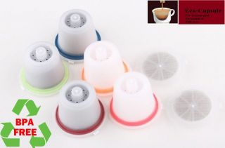 1pcs Refillable/ Reusable Nespresso Capsule set, Built In Stainless 