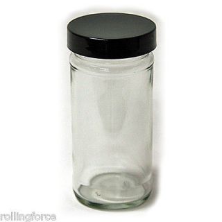 Ounce Clear Glass Spice Herb Nug Stash Jar 