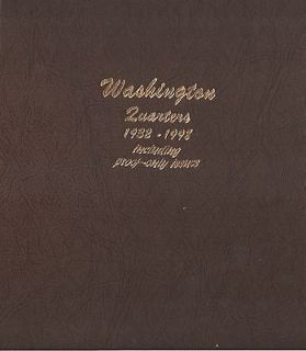 1932 1998 WASHINGTON QUARTER SET SILVER COMPLETE 186 COIN UNC PROOF 
