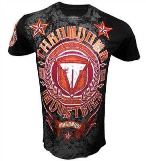 Throwdown Arsenal T Shirt Black clothing mens ufc fight gear