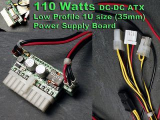   Watts 6 30V DC to DC Low Profile Fit 1U chassis 35mm ATX power supply