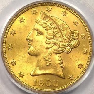   Gold Half Eagle $5   PCGS MS64 OGH   Rare Uncirculated Coin