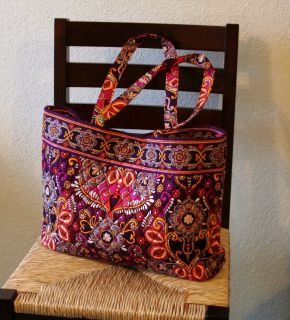   East West Tote in Safari Sunset Gym Book Shopping Bag Free Ship