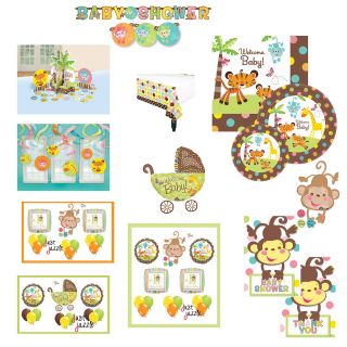 Fisher Price Baby Shower Jungle Party Supplies You Pick Decor Plates 
