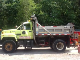   GMC Topkick Dump Truck Possible Snow Plow Truck 10 Aluminum Dump Body
